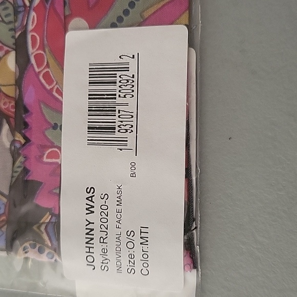 Johnny Was Silk Face Mask NWT - Picture 2 of 5